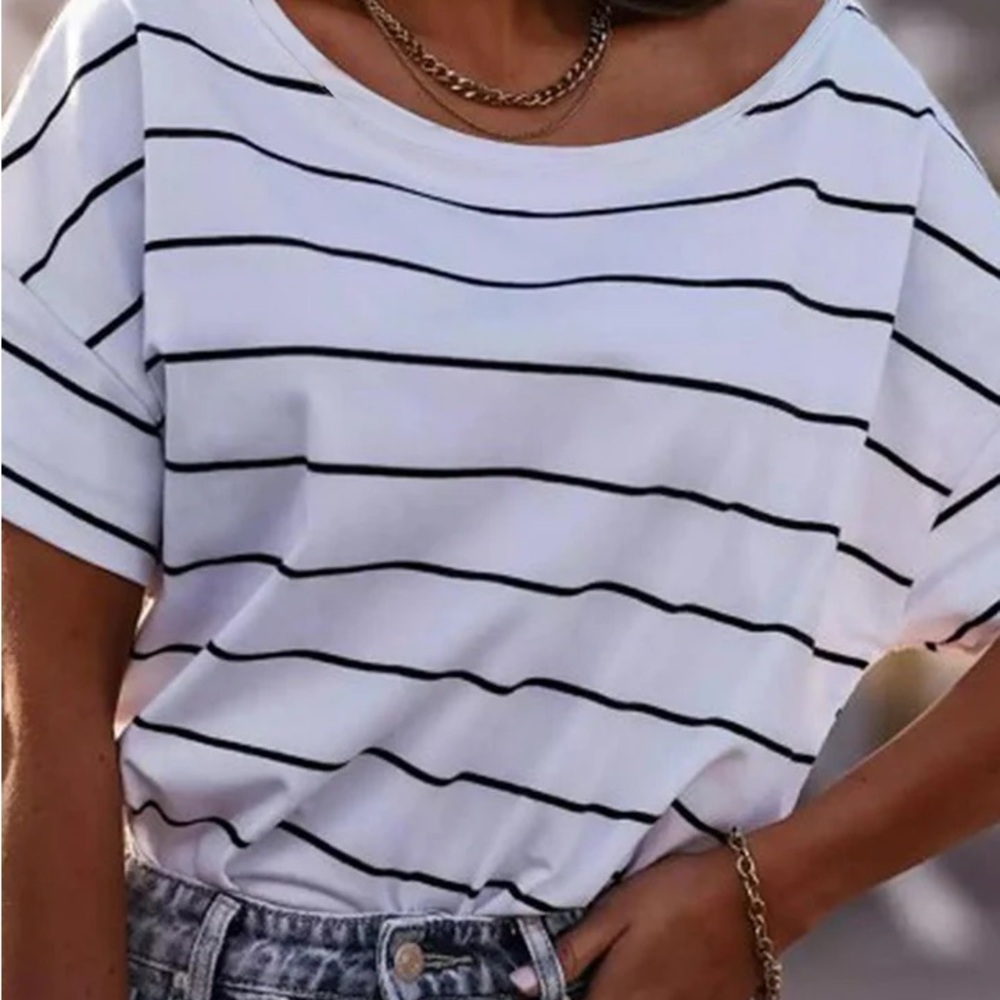 Striped T-Shirt 100% cotton